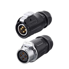 LP-20-C04PE-01-022 4 Pin Male Cable Plug for power cable