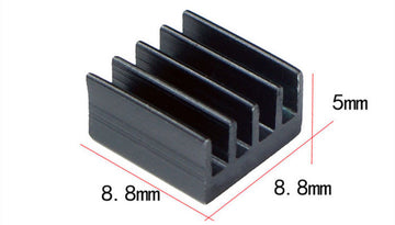 ASIC miner control board chip heat sinks